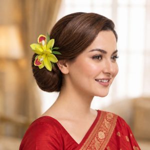 Golden Orchid Clip